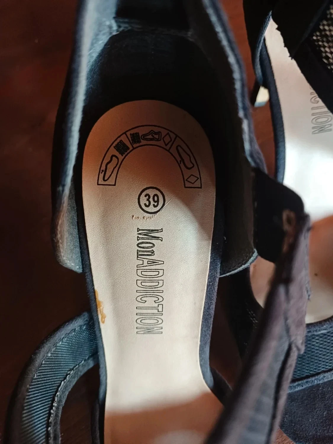 Open-toe court shoe size 39 – photo 2